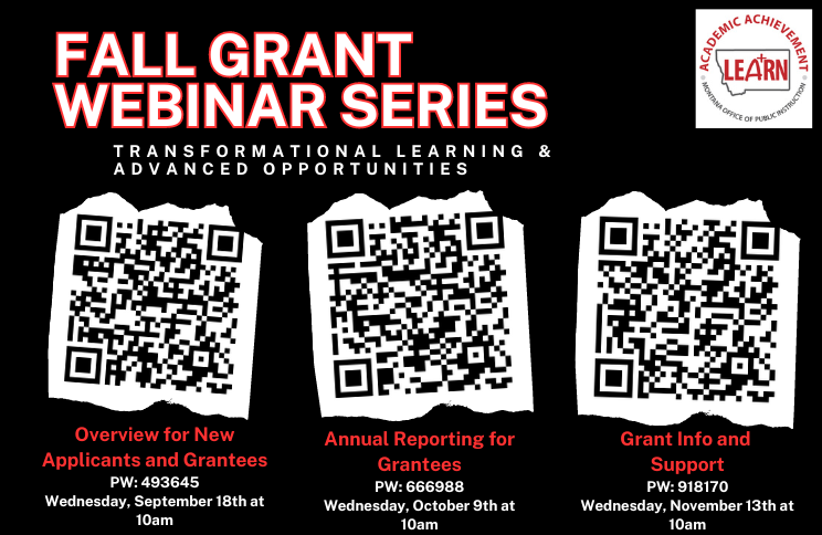 2024 Fall Webinar Series